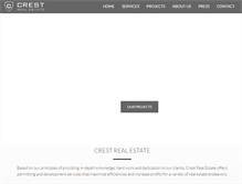 Tablet Screenshot of crestrealestate.com